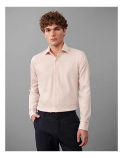 Twill Dress Shirt in Pink