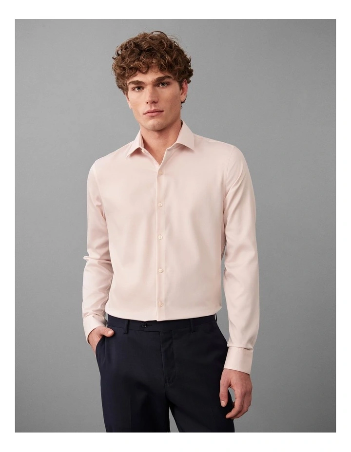 Twill Dress Shirt in Pink image 1