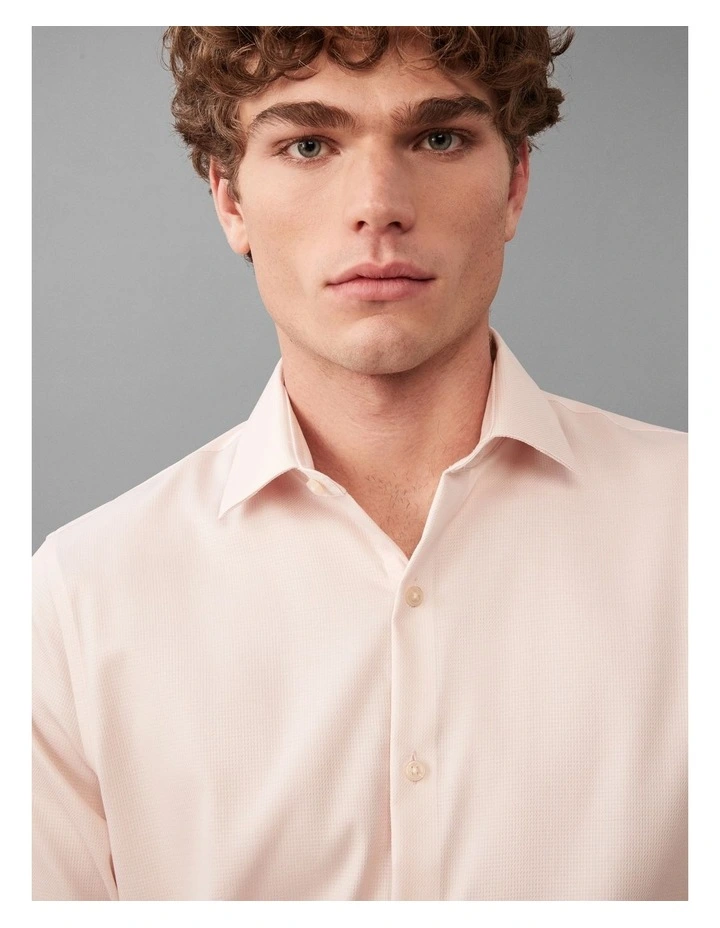 Twill Dress Shirt in Pink image 3
