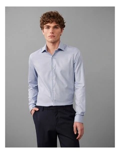Twill Dress Shirt in Blue