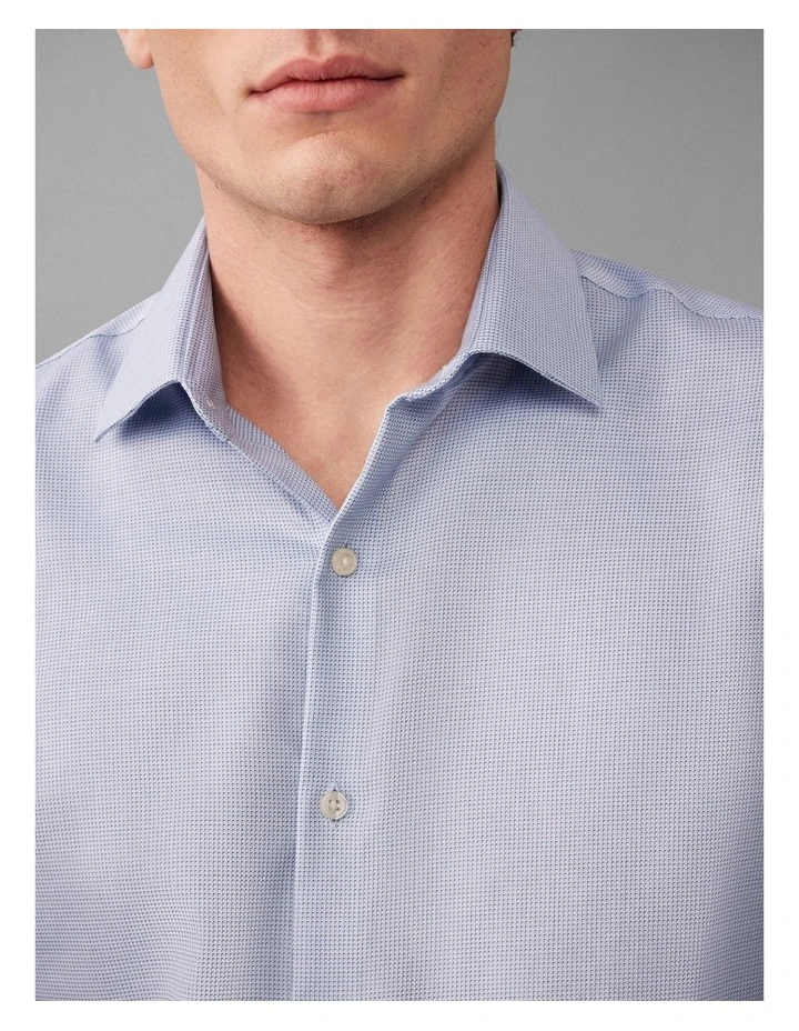 Twill Dress Shirt in Blue image 3