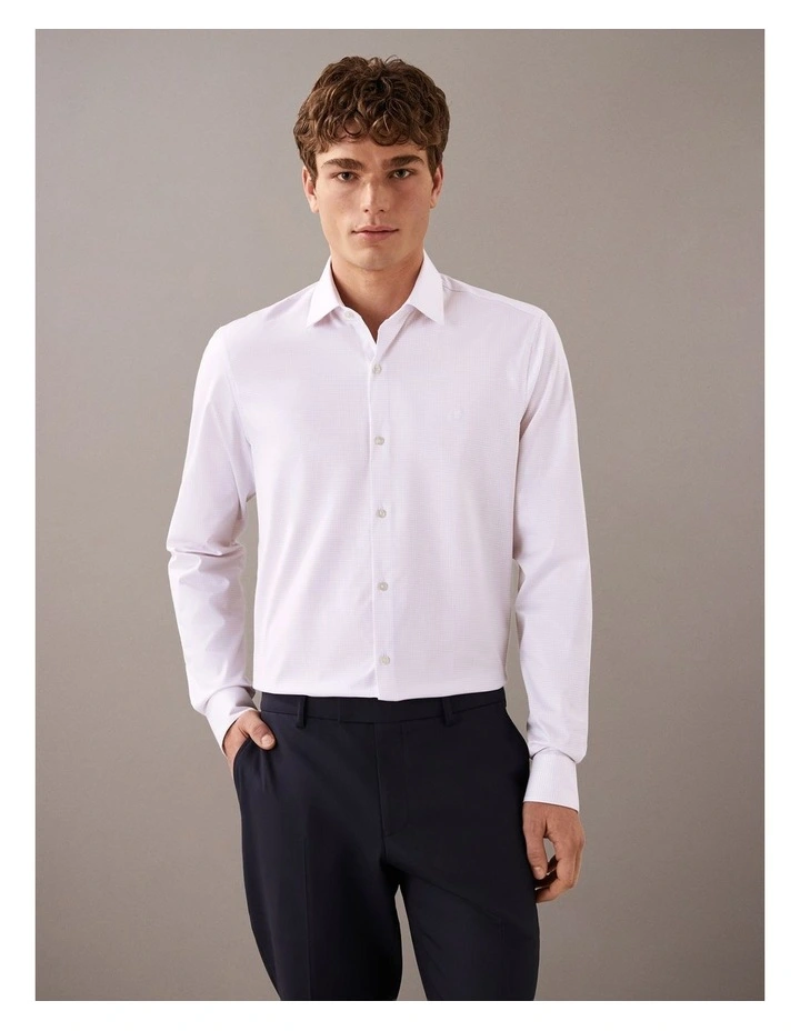 Poplin Dress Shirt in Pink image 1
