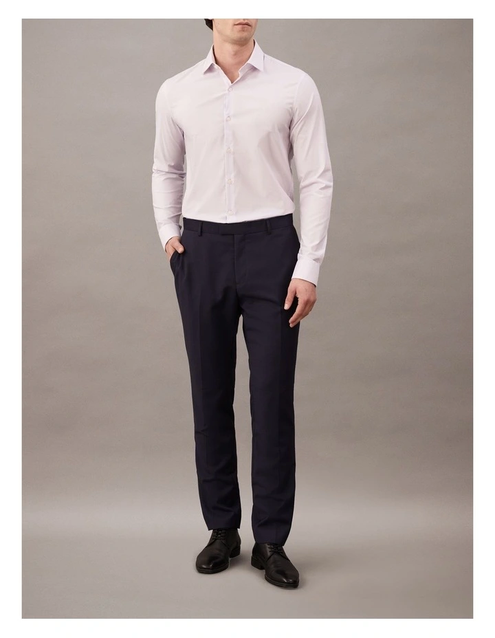 Poplin Dress Shirt in Lilac image 2
