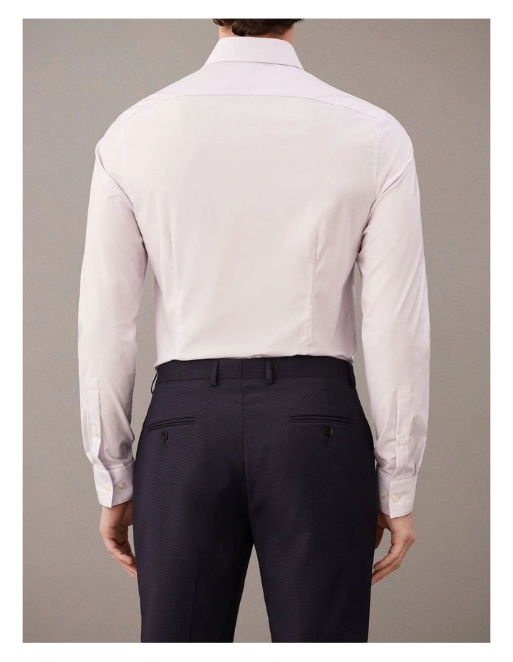 Poplin Dress Shirt in Lilac image 4