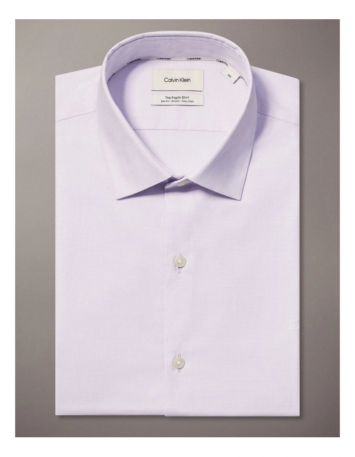 Poplin Dress Shirt in Lilac image 5