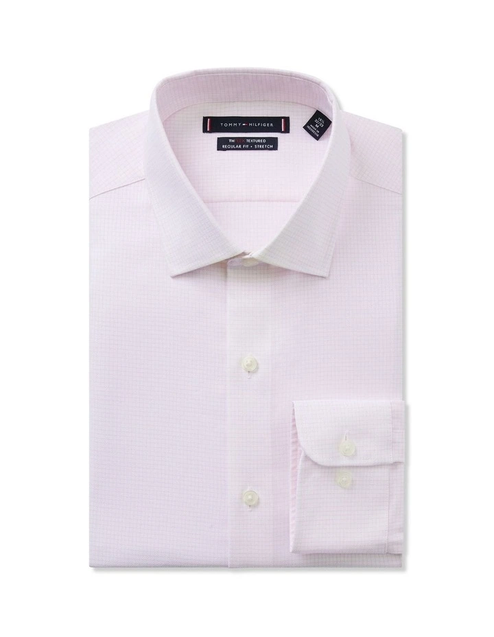 TH Flex Twill Solid Shirt in Pink image 2