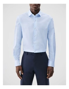 TH Flex Twill Stripe Shirt in Blue