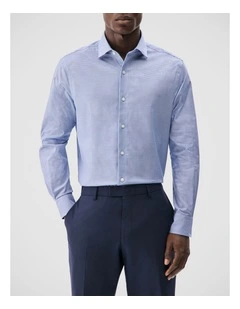 TH Flex Twill Check Shirt in Blue
