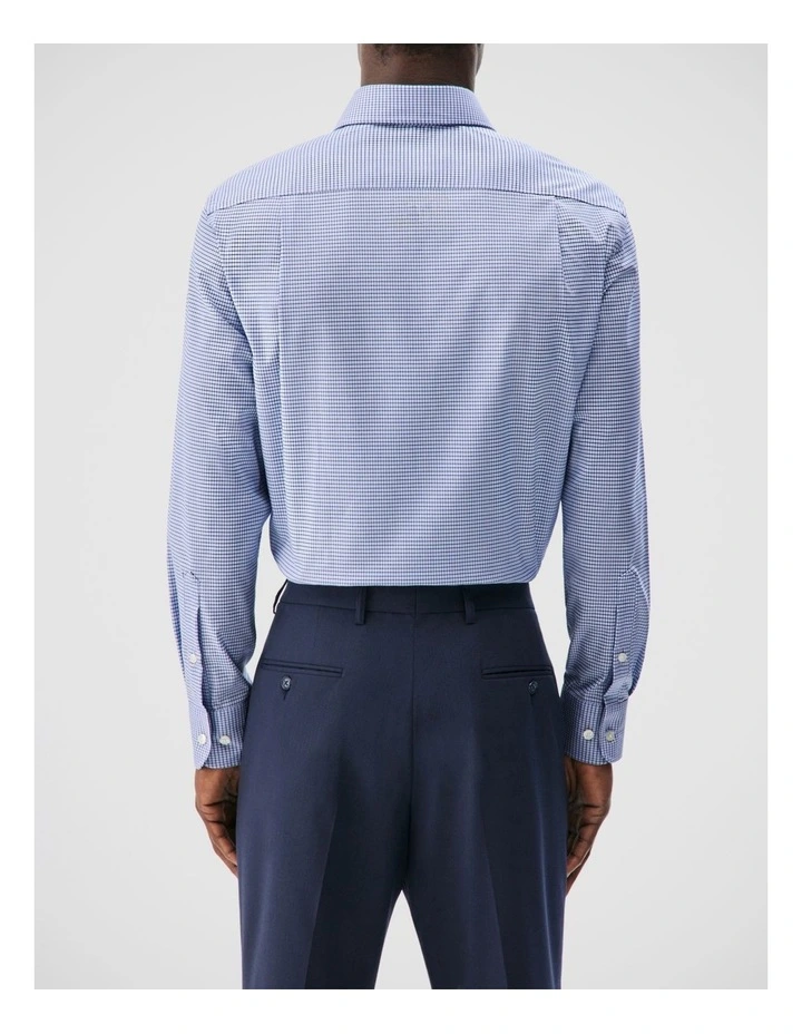 TH Flex Twill Check Shirt in Blue image 3
