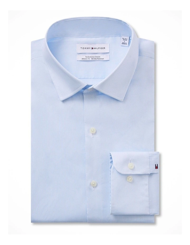 Performance Stretch Solid Shirt in White image 2