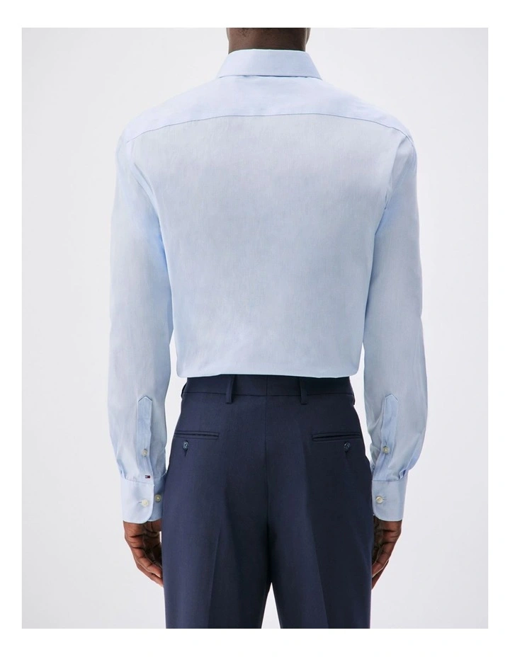 Performance Stretch Solid Shirt in White image 3