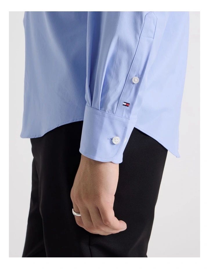 Performance Stretch Dobby Shirt in Blue image 2