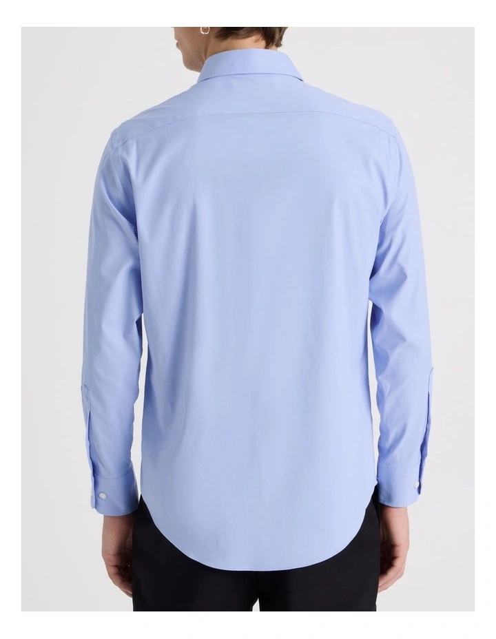 Performance Stretch Dobby Shirt in Blue image 3