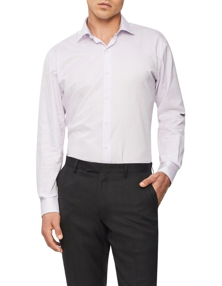 Van Heusen Black Label Tailored Long Sleeve Large Check ...