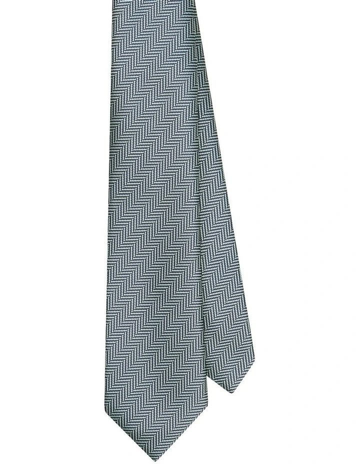 Geometric Tie in Green image 1