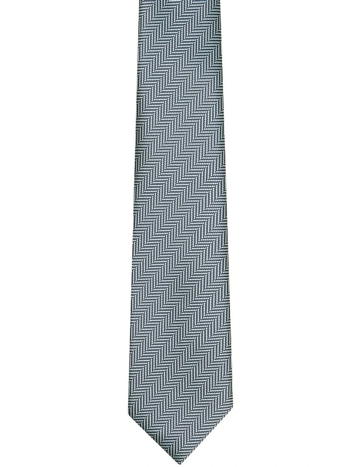 Geometric Tie in Green image 2
