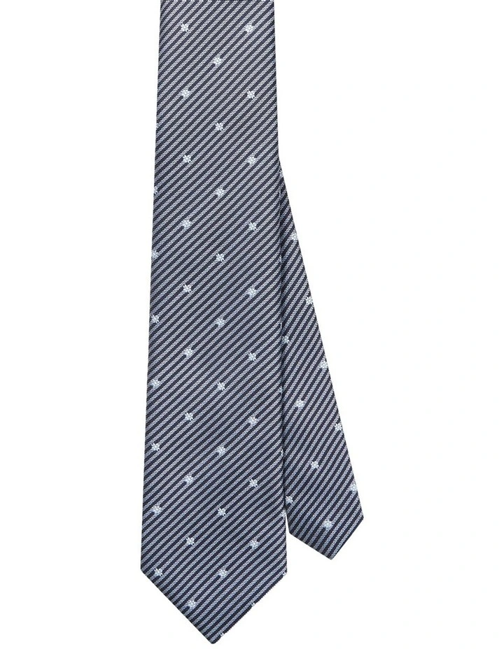 Stripe Tie in Grey image 1