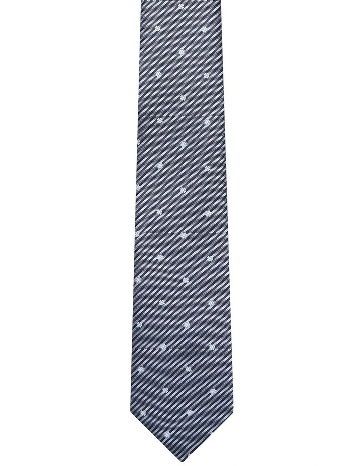 Stripe Tie in Grey image 2
