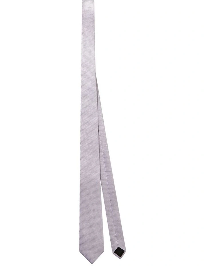 Tie in Dobby Grey image 1