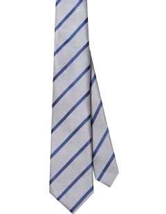 Stripe Tie in Grey