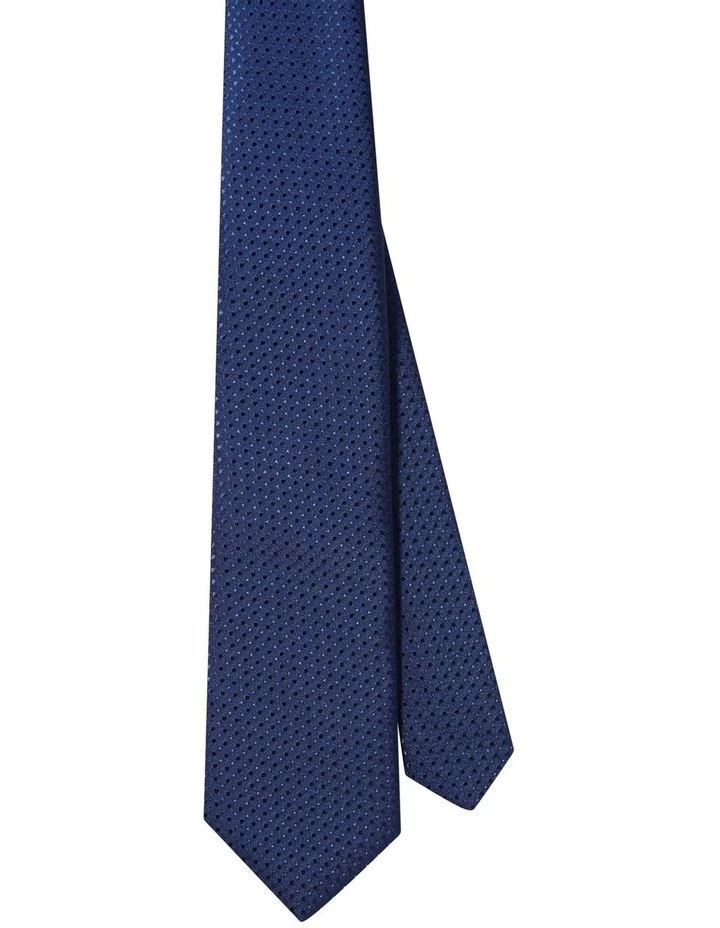 Dobby Tie in Navy image 1