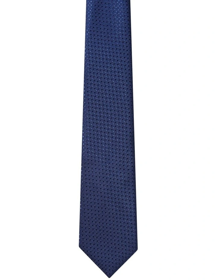Dobby Tie in Navy image 2