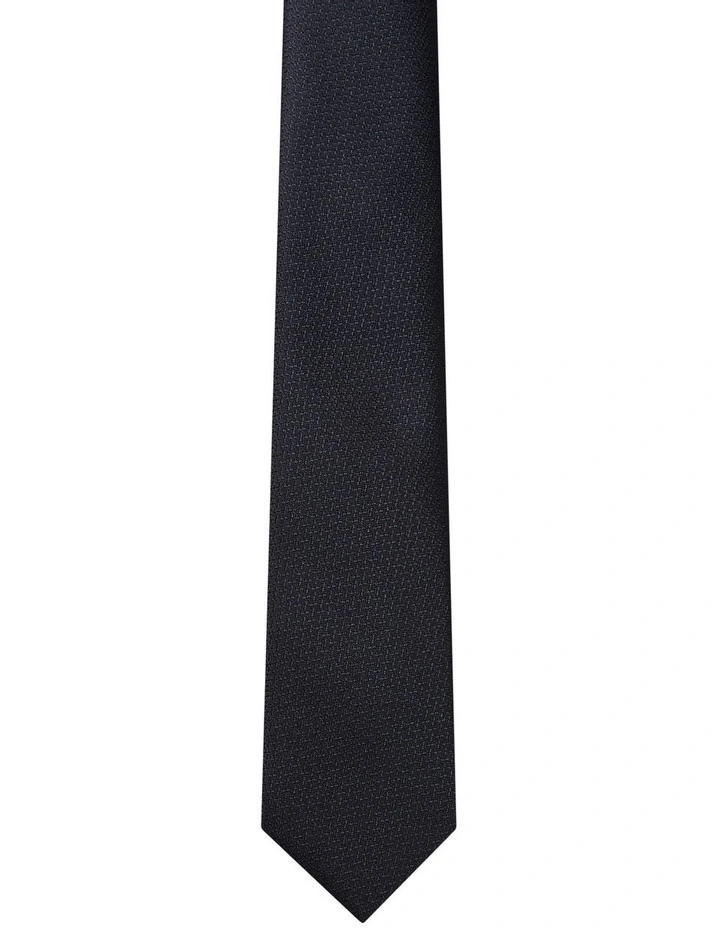 Dobby Tie in Black image 2