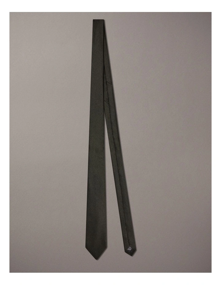 Grenadine Silk Tie in Green image 1