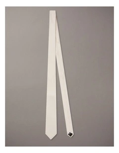 Grenadine Silk Tie in Bone