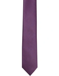 Zig Zag Stripe Tie in Brown