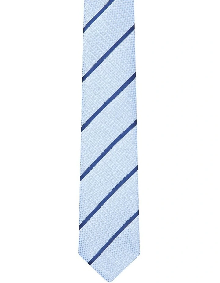 Bold Stripe Tie in Blue image 1