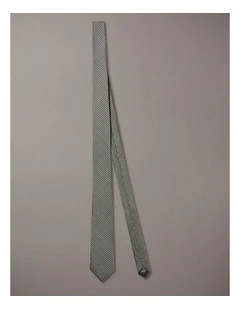 Diamond Silk Tie in Green