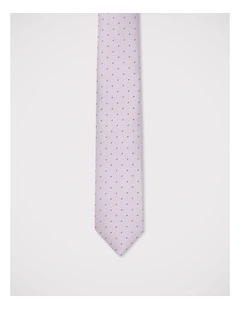 Geometric Tie in Pink