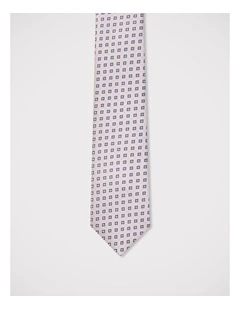Geometric Tie in Pink