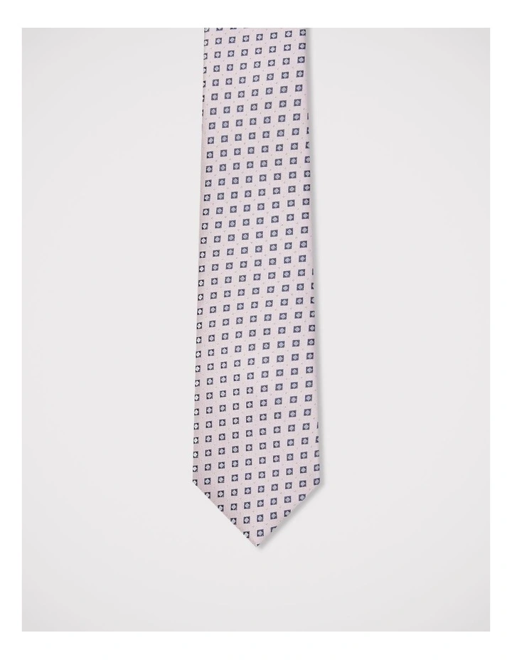 Geometric Tie in Pink image 1