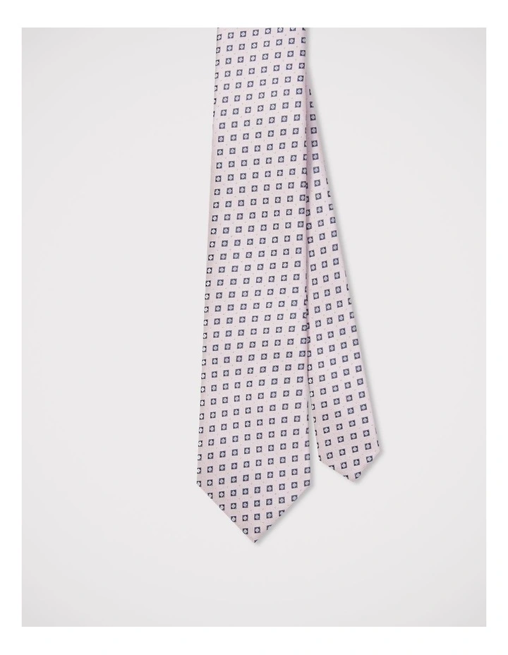 Geometric Tie in Pink image 2