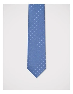 Geometric Tie in Navy