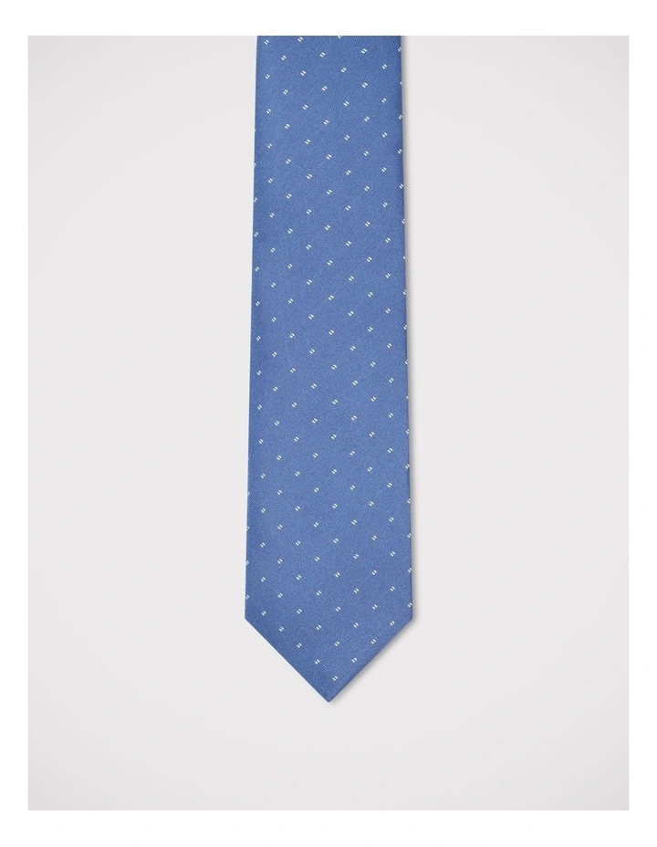 Geometric Tie in Navy image 1