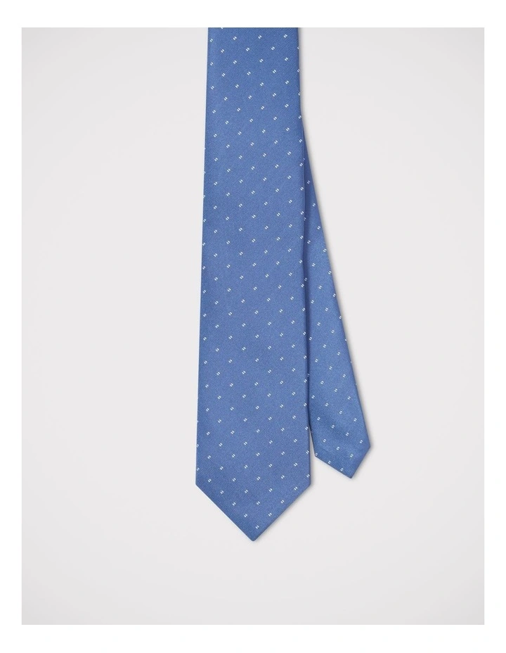 Geometric Tie in Navy image 2