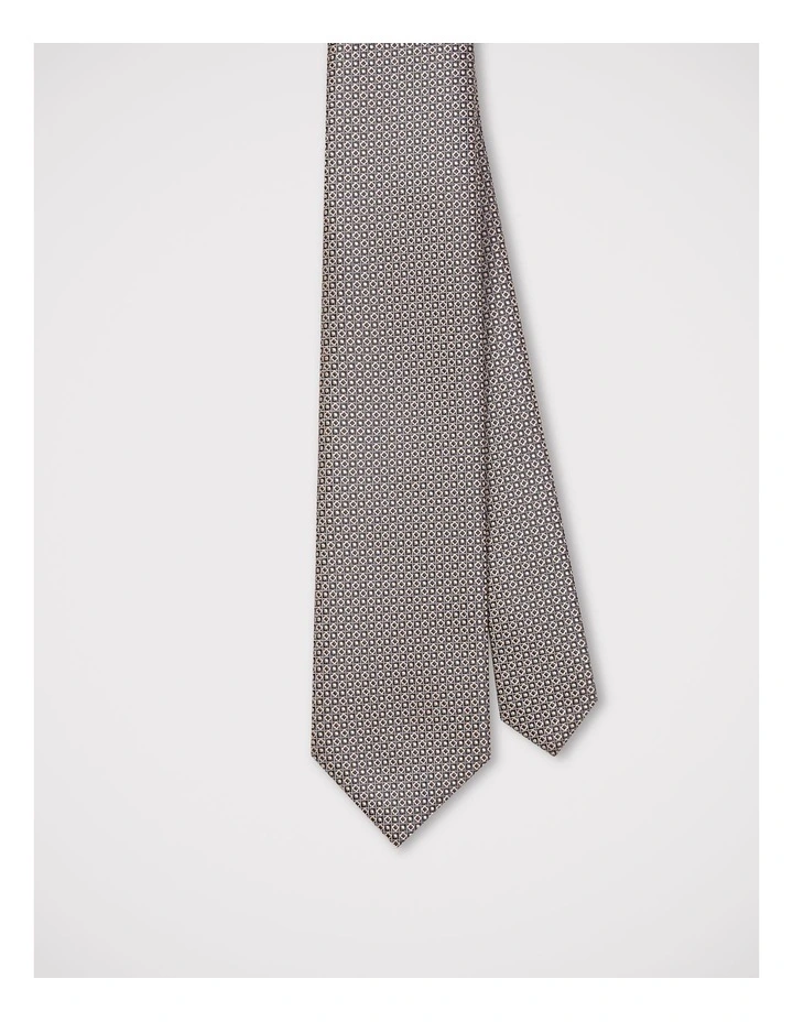 Geometric Tie in Tan image 2