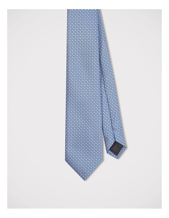 Geometric Tie in Blue image 2