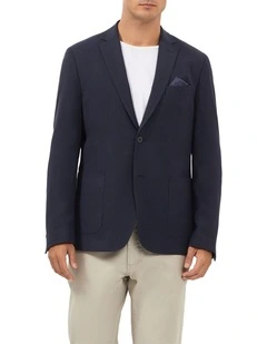 Birdseye Blazer in Navy