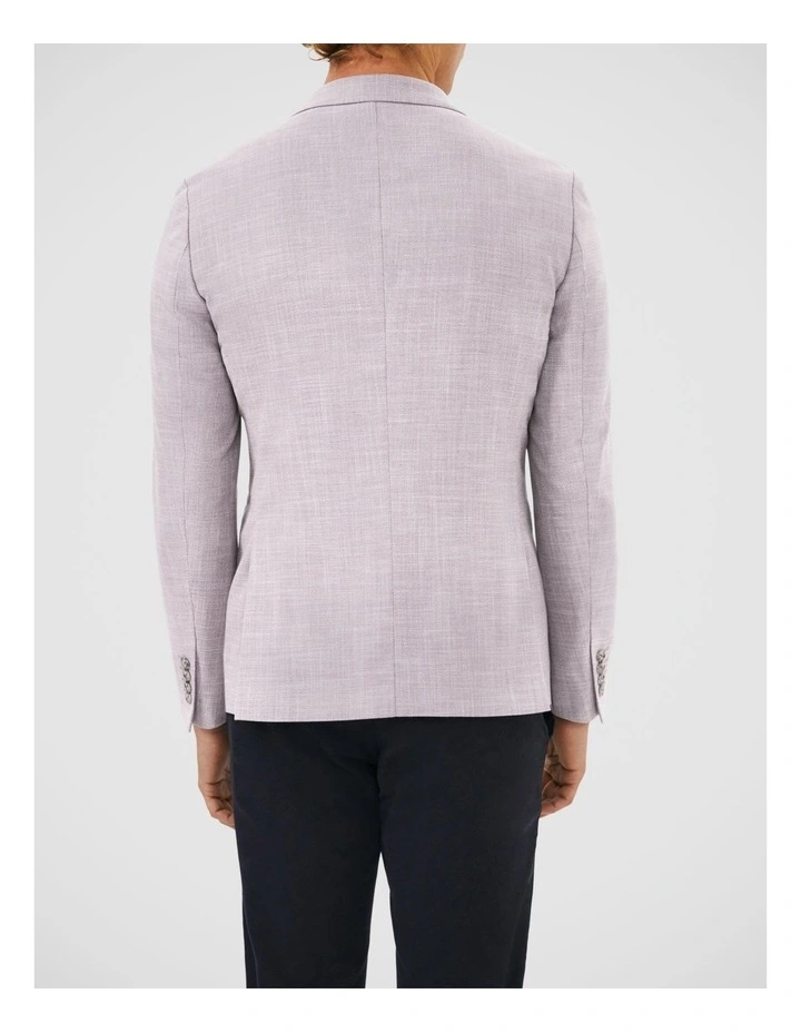 Textured Slub Blazer in Rose image 4