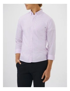 Washed Poplin Casual Shirt in Pink