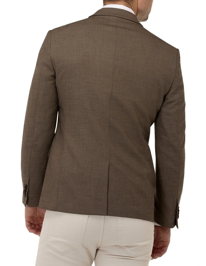 Brooksfield Stretch Two Tone Twill Blazer Brown Myer