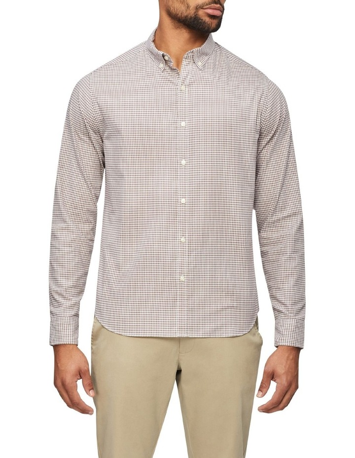 Long Sleeve Mini Check Shirt in