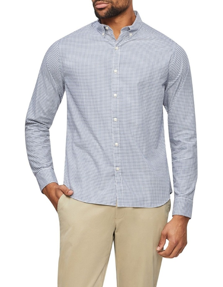 Long Sleeve Mini Check Shirt in
