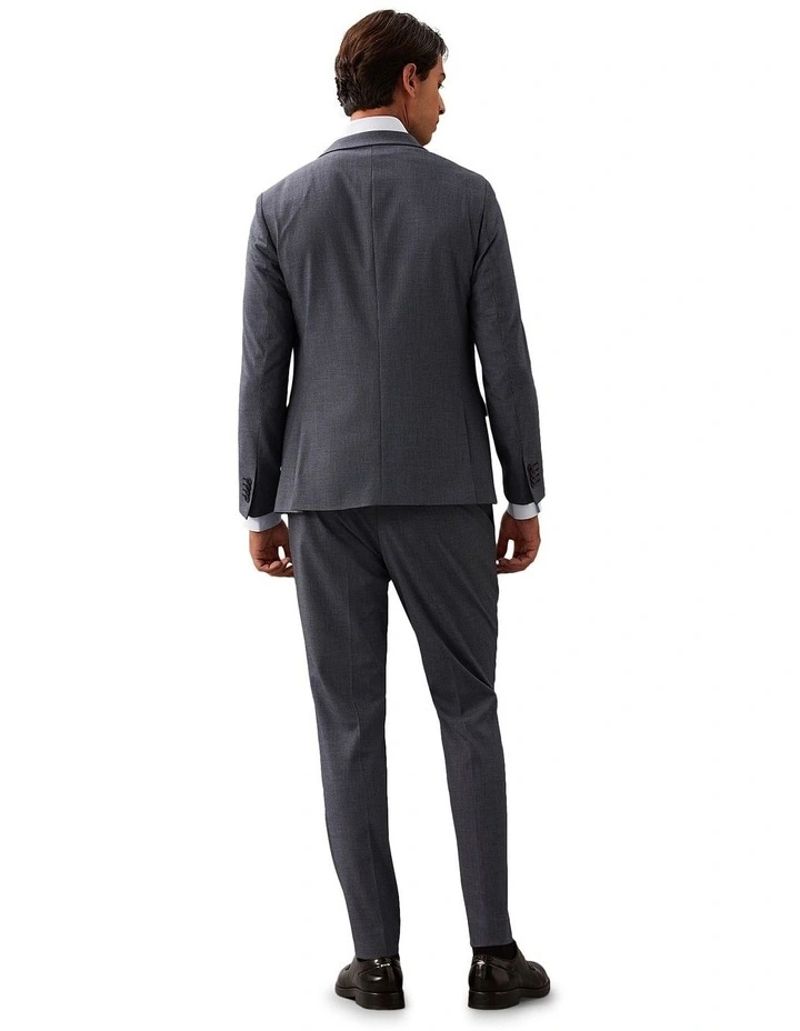 Extra Slim Puppytooth Suit Jacket in Denim image 3