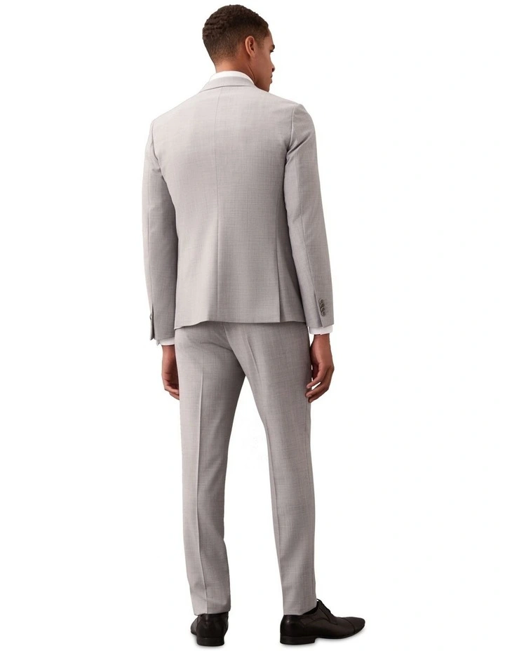 X-Slim Bi Stretch Twill Suit Jacket in Grey image 3