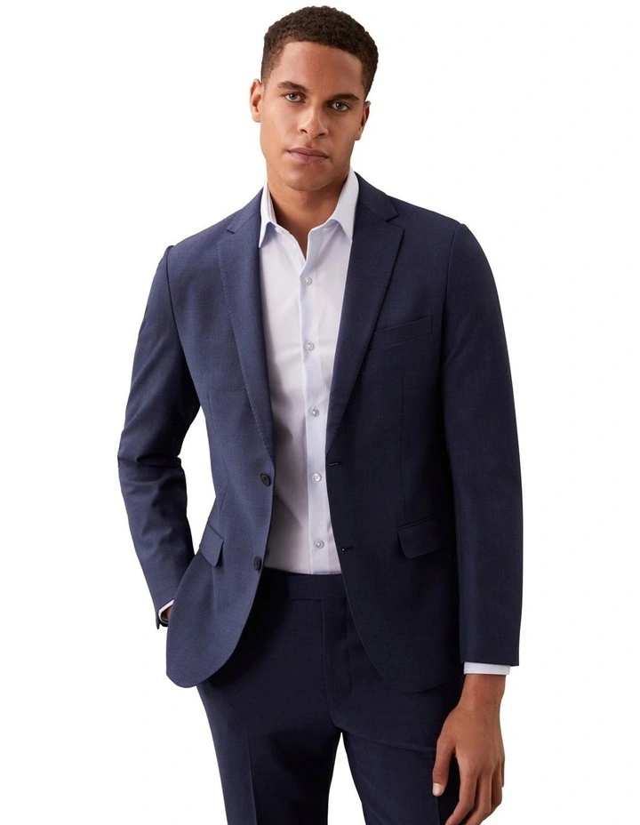 X-SLIM SUIT JACKET BI STRETCH TWILL Navy image 1